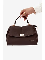 Dámská kabelka z imitace kůže čokoládová model 22221043 - Flora&Co Dámská kabelka z imitace kůže čokoládová model 22221043 - Flora&Co