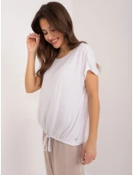 Bluzka model 19506522 biały - FPrice Bluzka model 19506522 biały - FPrice
