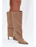 Topánky na podpätku model 222533 Krok vo veľkom štýle