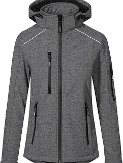Dámská 3vrstvá softshellová bunda 40. heather grey model 22517443 - Promodoro