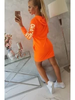 Off White šaty neon orange Off White šaty neon orange