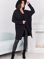 Kapska s vreckami čierny