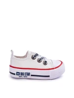 Detské látkové tenisky BIG STAR KK374048 White Detské látkové tenisky BIG STAR KK374048 White