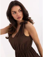 Šaty MI SK 92179.14 tmavohnedé Šaty MI SK 92179.14 tmavohnedé