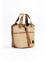 Bags Dámský kufr s ozdobným model 19706223 Brown - Monnari