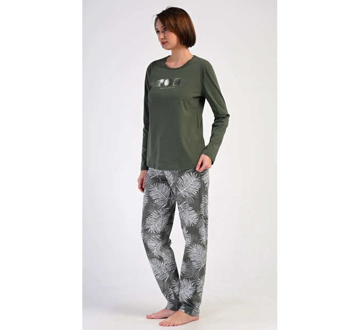 Dámské pyžamo dlouhé model 21154984 - Vienetta Dámské pyžamo dlouhé model 21154984 - Vienetta