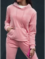 Dámsky velúrový set RELAX FIT pink FashionStreet AY1069