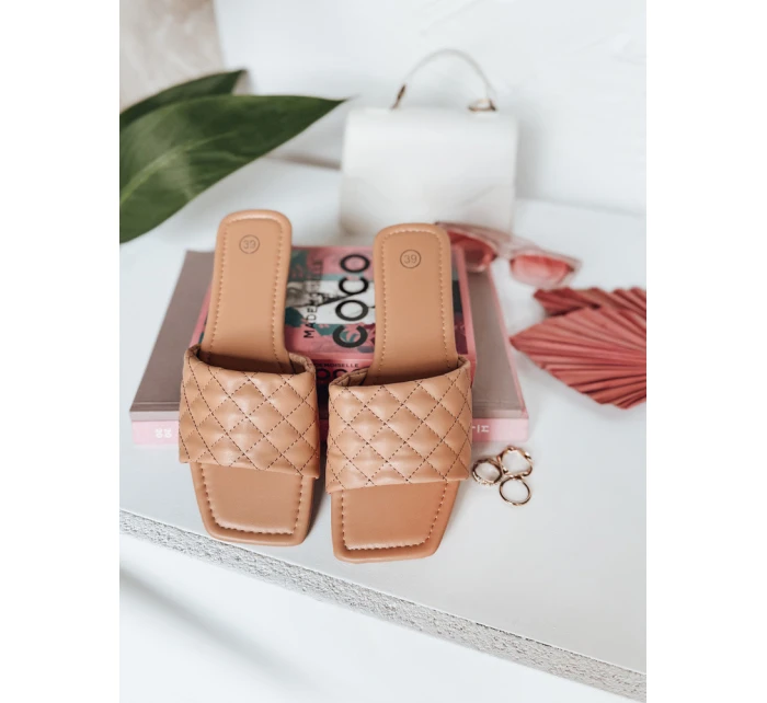 Dámske žabky SATELIVA beige FashionStreet ZY0972
