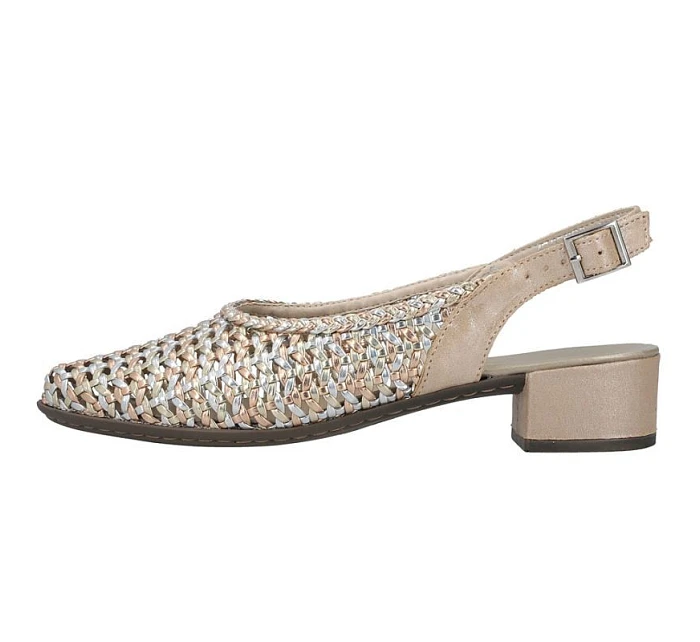 Dámské béžové sandály model 22122414 - Rieker