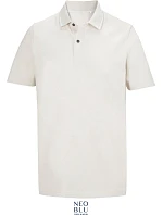 NEOBLU Orel Unisex piqué polo z hrubej bavlny 24.4337 zaprášená béžová NEOBLU Orel Unisex piqué polo z hrubej bavlny 24.4337 zaprášená béžová