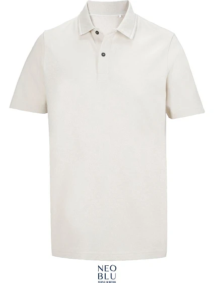 NEOBLU Orel Unisex piqué polo z hrubej bavlny 24.4337 zaprášená béžová NEOBLU Orel Unisex piqué polo z hrubej bavlny 24.4337 zaprášená béžová
