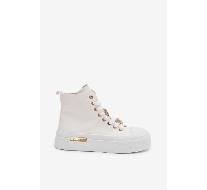 Dámské tenisky na platformě s bílé model 21919384 - Boto