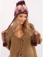 Czapka AT CZ model 20752311 bordowy - FPrice