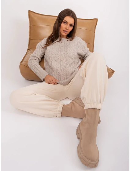 Sweter AT SW model 18884796 beżowy - FPrice
