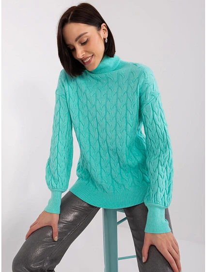Sweter AT SW model 19040899 mietowy - FPrice