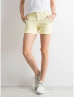 Šortky JMP SN 759 4.13P jasne žltá