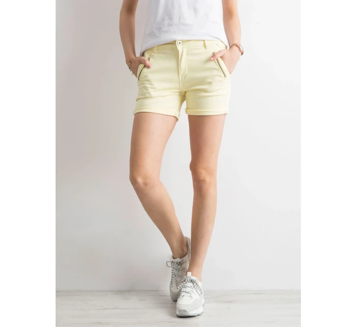Šortky JMP SN 759 4.13P jasne žltá