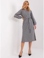 LK SK 509516 šaty.04 biela a čierna