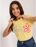 T shirt RV TS model 22293635 żółty - FPrice T shirt RV TS model 22293635 żółty - FPrice