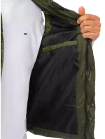 Pánská vesta s kapucí zelená Dstreet model 21963869 - FashionStreet