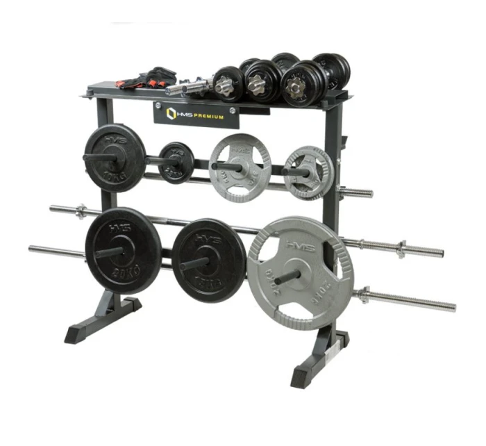 HMS STR12 Prémiový stojan na dosky a činky