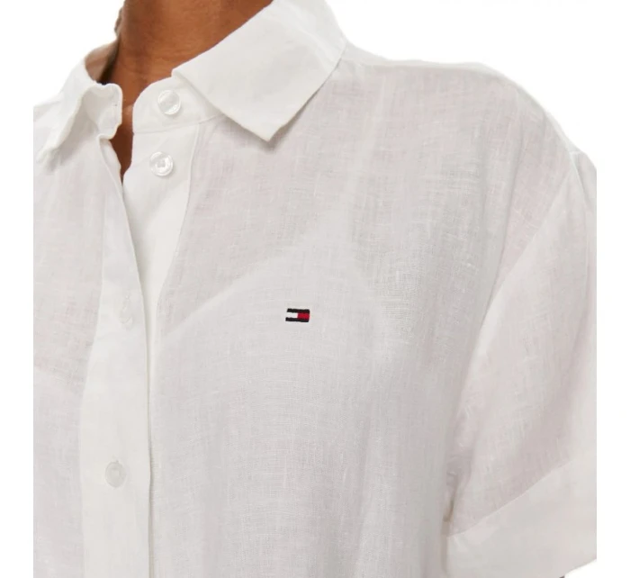 PLÁTENNÉ MIDI ŠATY TOMMY HILFIGER