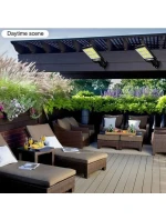 POULIČNÁ LAMPA SOLÁRNE SVIETIDLO 120LED + DIAĽKOVÉ OVLÁDANIE SENZOR POHYBU A SÚMRAKU