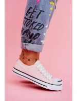 Damskie Klasyczne Trampki Różowe Omerta