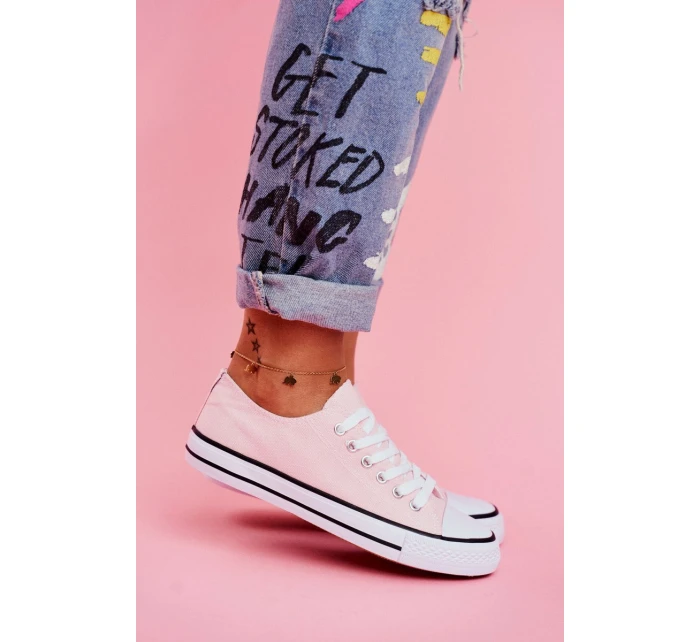 Damskie Klasyczne Trampki Różowe Omerta