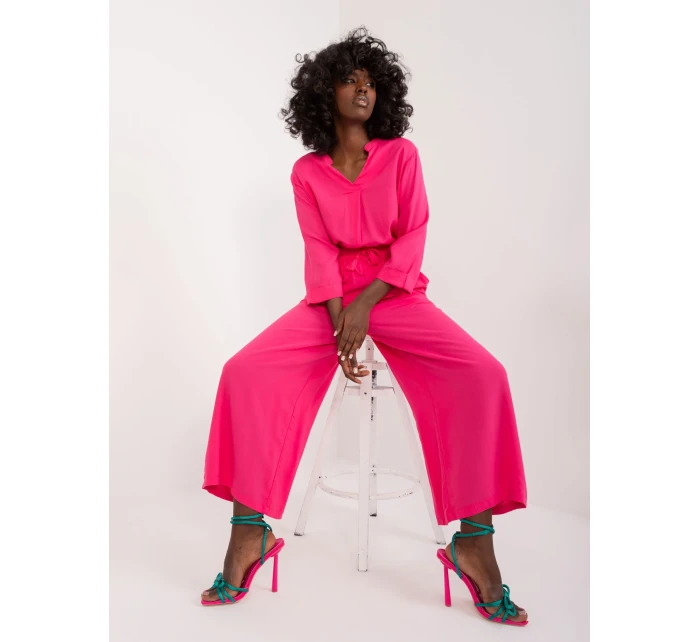 Nohavice D73761M62237D fuchsiová Nohavice D73761M62237D fuchsiová