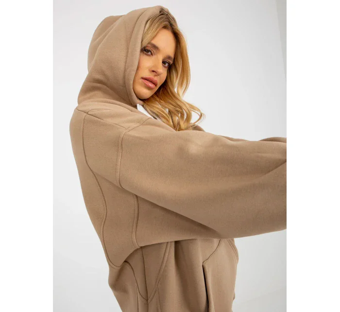 Dámska mikina EM BL 694.20X tmavo lila - FPrice