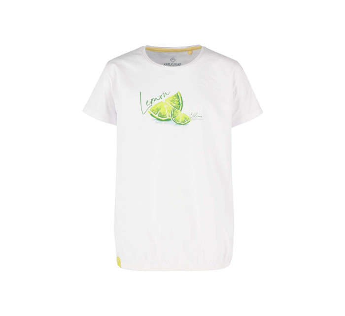 Volcano Regular T-Shirt T-Lemon Junior G02473-S22 White