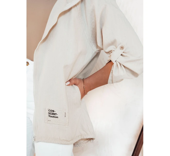 Dámská přechodná bunda light beige Dstreet model 21976654 - FashionStreet