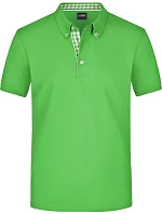 JN Pánské piqué polo 02.0 lime green/white model 22494479 - Daiber