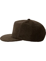 Atlantis Headwear Severny 5-panelová manšestrová čiapka s kšiltom 33.0307 hnedá