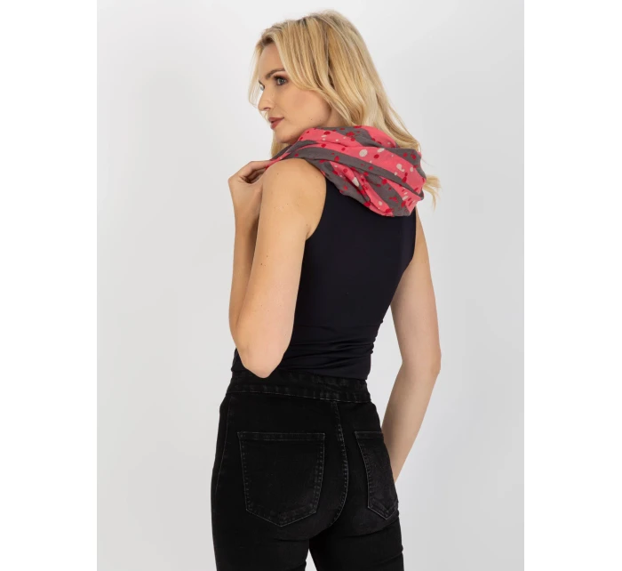 Tunelová šála AT KM model 21314336 růžová - FPrice