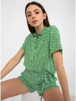 Dámská halenka model 18339303 zelená - FPrice