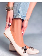 Dámske balerínky LL-269P Béžová - Seastar