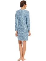 Dámska nočná košeľa 10232-160-2 modrá so vzorom - Pastunette