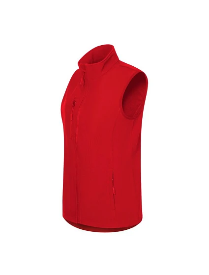 Dámska softshellová vesta Trail (červená)