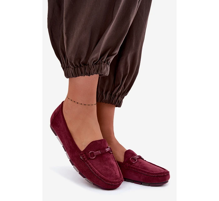 Dámské mokasíny Ploché Bordó Olisa Dámské mokasíny Ploché Bordó Olisa