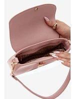 Malá kožená kabelka Růžová model 22220893 - Flora&Co