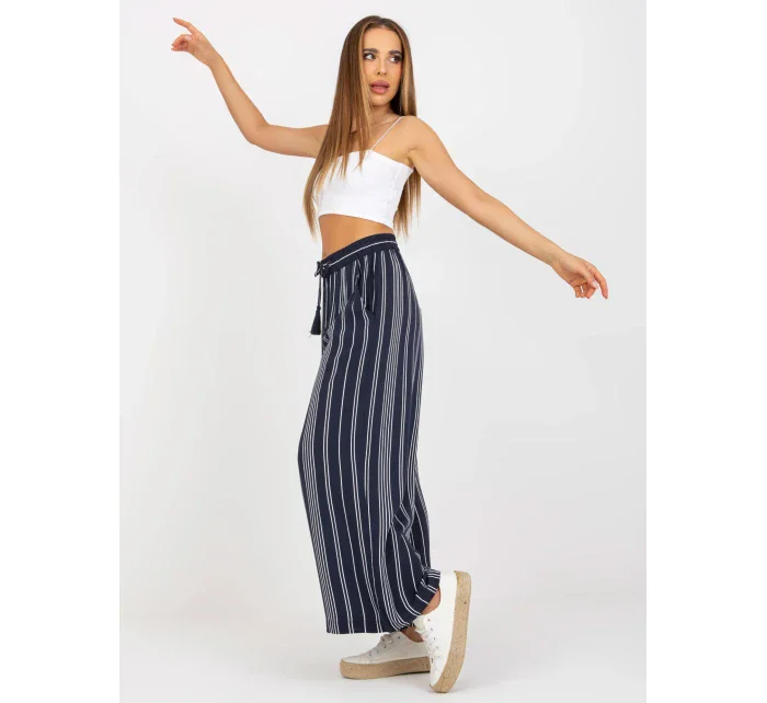 Nohavice D73771M62237A námornícka modrá