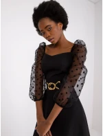 Šaty LK SK 508854.56 čierna