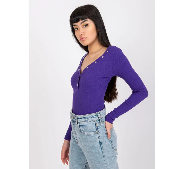 Halenka RV BZ model 17049939 tmavě fialová - FPrice Halenka RV BZ model 17049939 tmavě fialová - FPrice