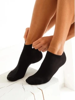 Dámske mikropletené ponožky ULTRA THIN - čierne