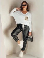 dámská halenka oversize s potiskem bílá Dstreet model 21982015 - FashionStreet