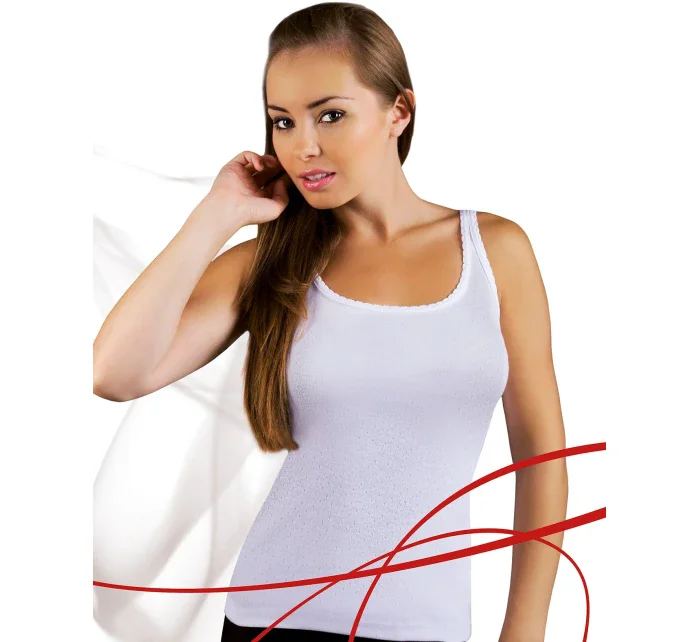 Dámska košieľka Emili Mania 2XL-3XL biela