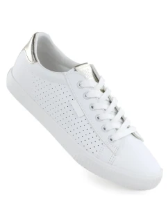 Dámske nízke tenisky z ekokože v bielej farbe Big Star TT274020