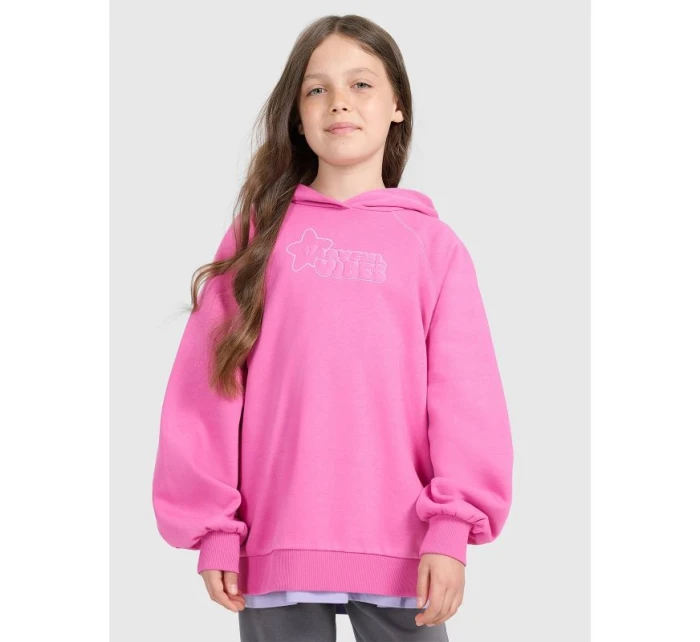 Dívčí mikina s kapucí model 21907215 - 4F